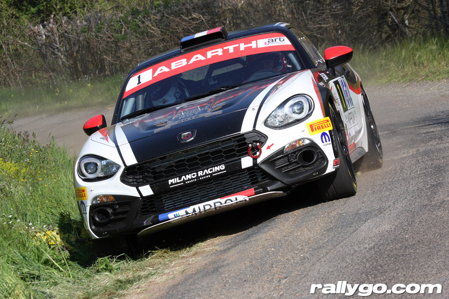Rallye Lyon Charbonnires 2019 - #  1 - Abarth 124 Rally [1BB]